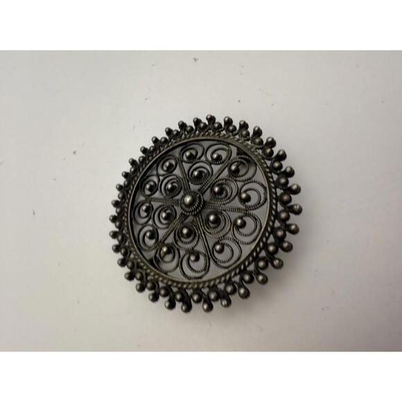 olesølje  Solje Norweigian Silver Brooch Norway by Finn Jensen - Picture 4 of 10